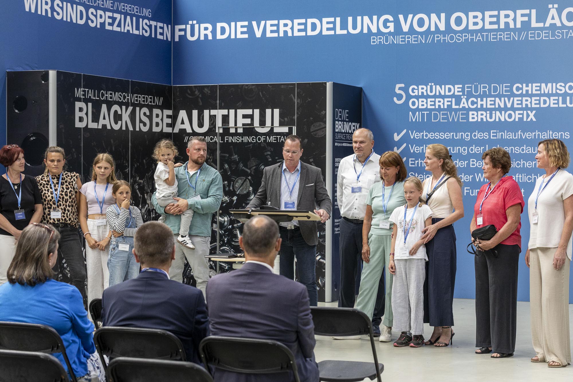 Inhaberfamilie Drei Generationen der Inhaberfamilie