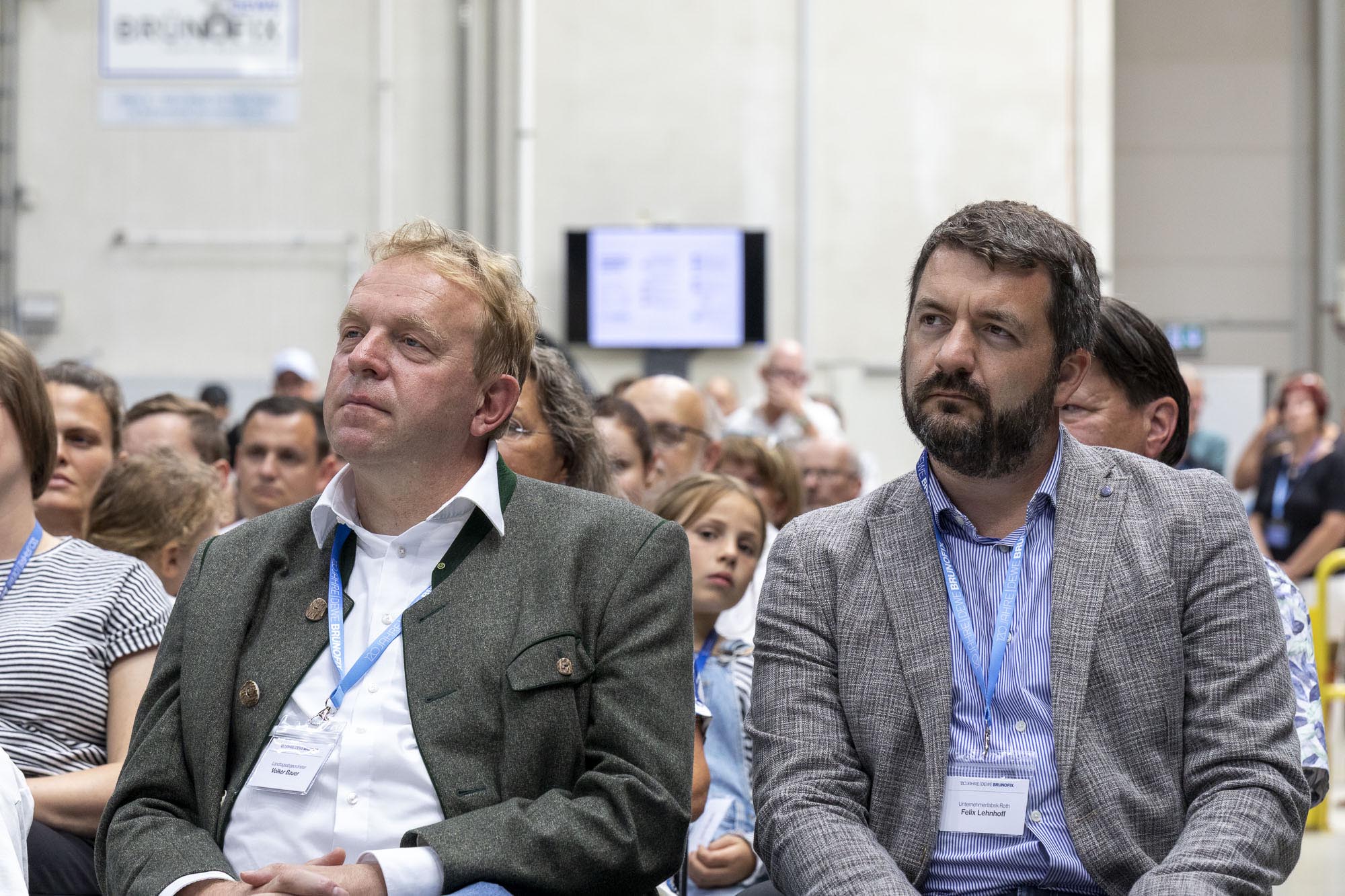 Zwei Ehrengäste Volker Bauer und Felix Lehnhoff